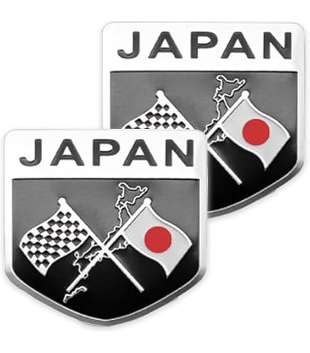Amazon.co.jp: 東洋マーク アルミエンブレム JAPAN フラッグ